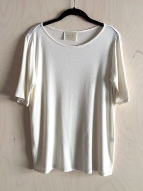 La Garconne Moderne “Didion Top” in Chalk